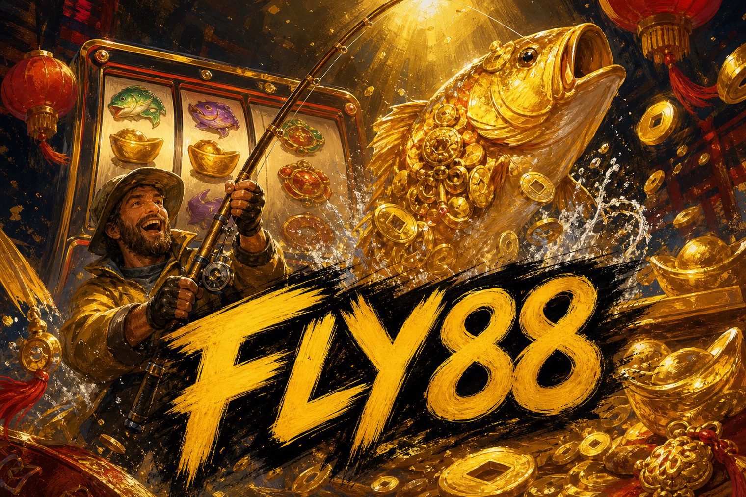 Ảnh bìa game Mahjong Wins tại FLY88 với giao diện mạt chược trực tuyến
